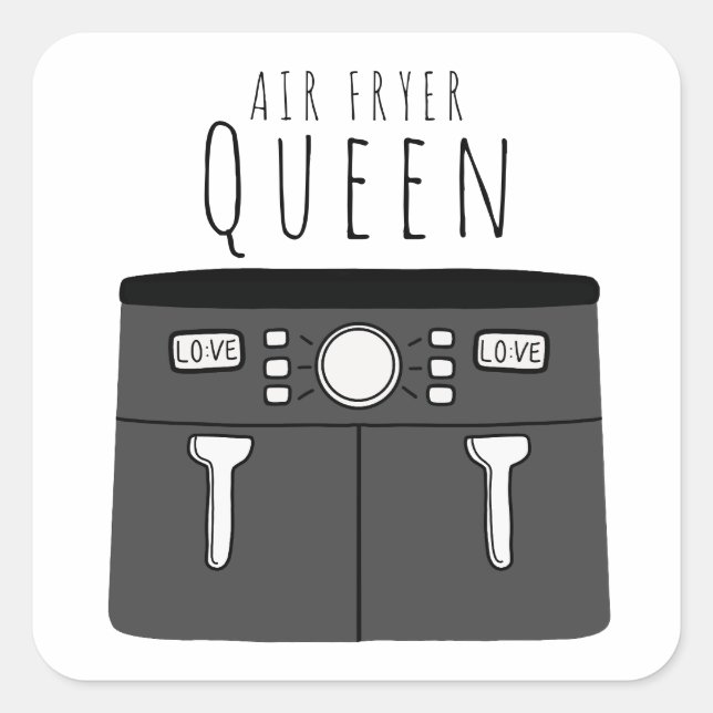 Sticker Queen Air Fryer (Devant)