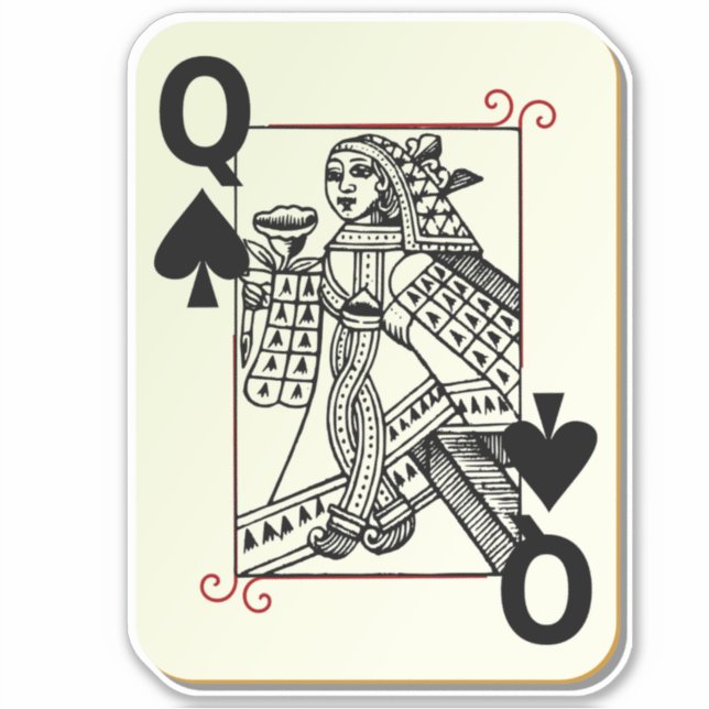 Sticker Queen of Spades Thunder_Cove (Devant)