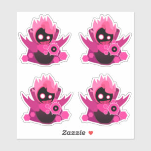 Sticker Quelques Pink Corruption Blixer Dep boss jsab rose