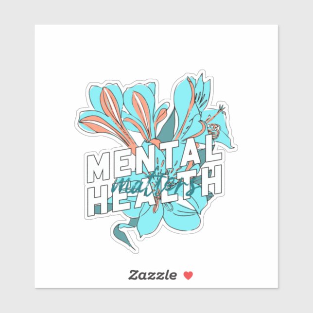 Sticker Questions de santé mentale (Feuille)