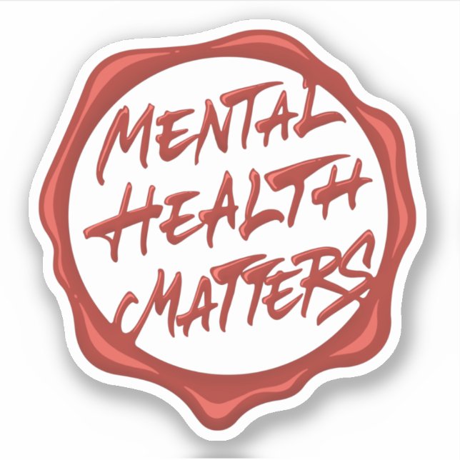 Sticker Questions de santé mentale (Devant)