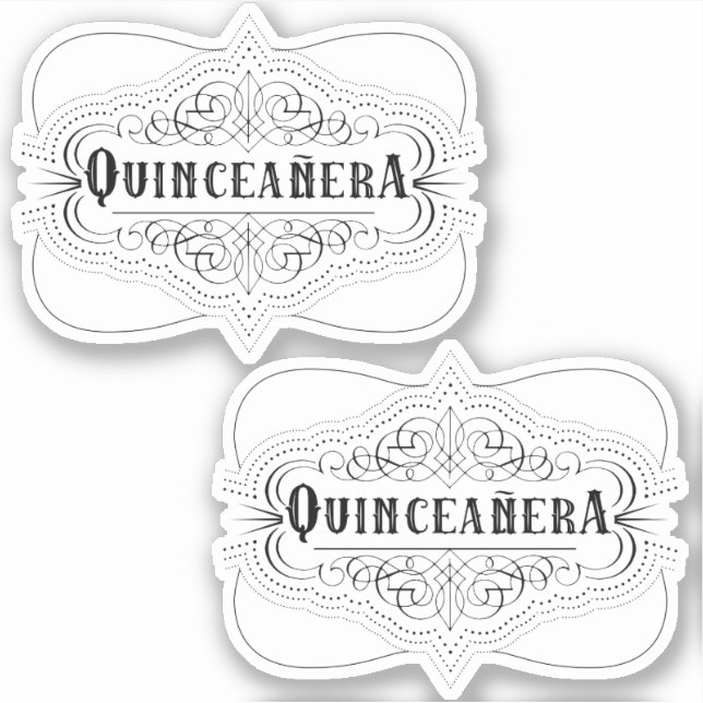 Sticker Quinceanera du sud-ouest (Devant)