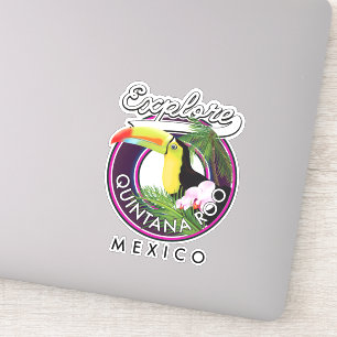Sticker Quintana Roo plage holbox mexique.
