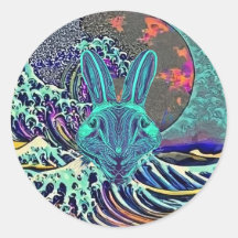 Sticker Rabbit en colère