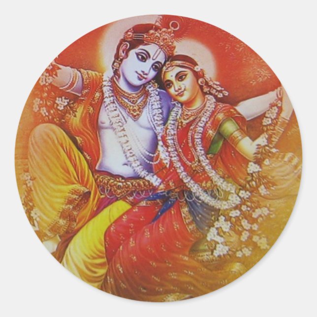 Sticker Radha Krishna (Devant)