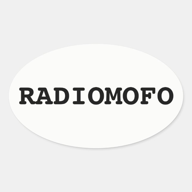 Sticker RadioMofo ! (Devant)