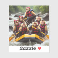 Rafting d'eau vive pour singes capucins aventurier