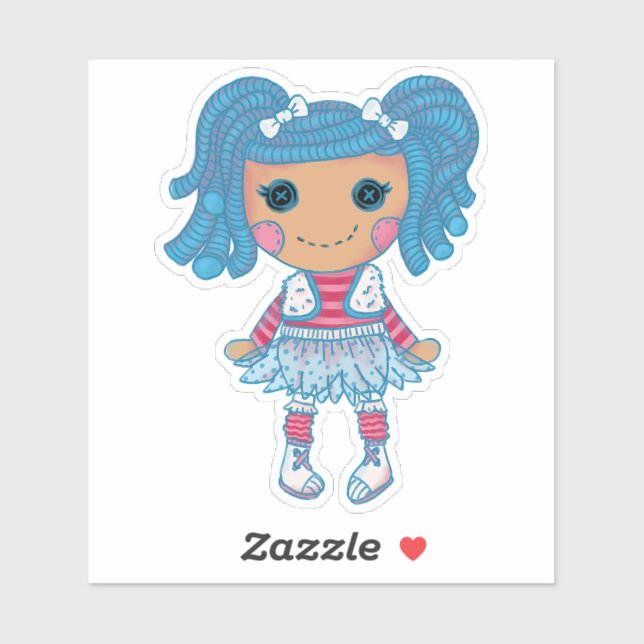 Sticker Ragdoll d'hiver (Feuille)