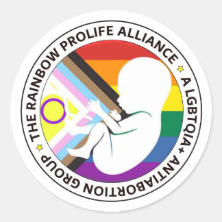 Sticker Rainbow ProLife