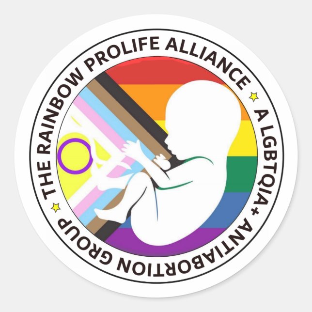 Sticker Rainbow ProLife (Devant)