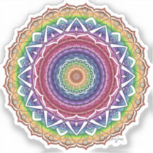 Rainbow Spiral et Fleur géométrique Mandala