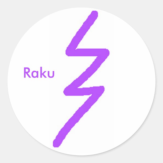 Sticker Raku (Devant)