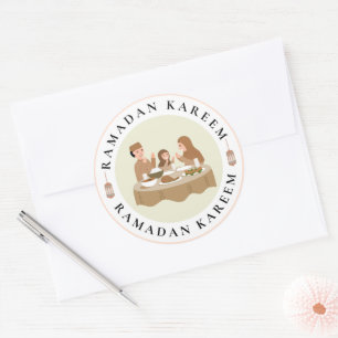 Sticker Ramadan Kareem Pour Cadeau