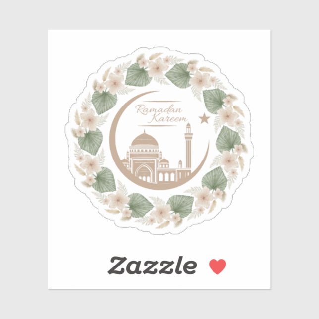 Sticker ramadan karem (Feuille)