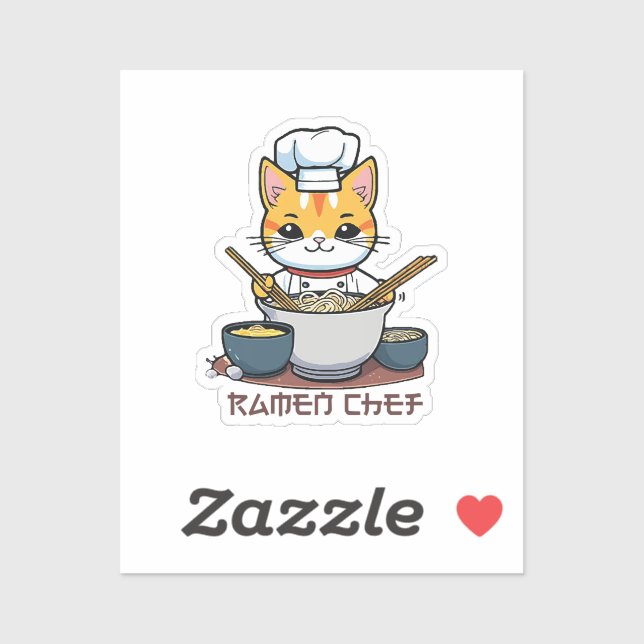 Sticker Ramen Chef (Feuille)