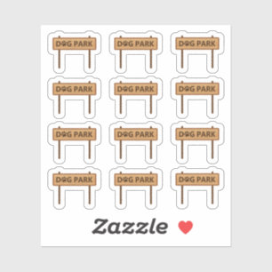 Sticker Rappel de l'entraînement du parc de chiens Calendr