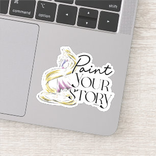Sticker Rapunzel Peindre votre histoire