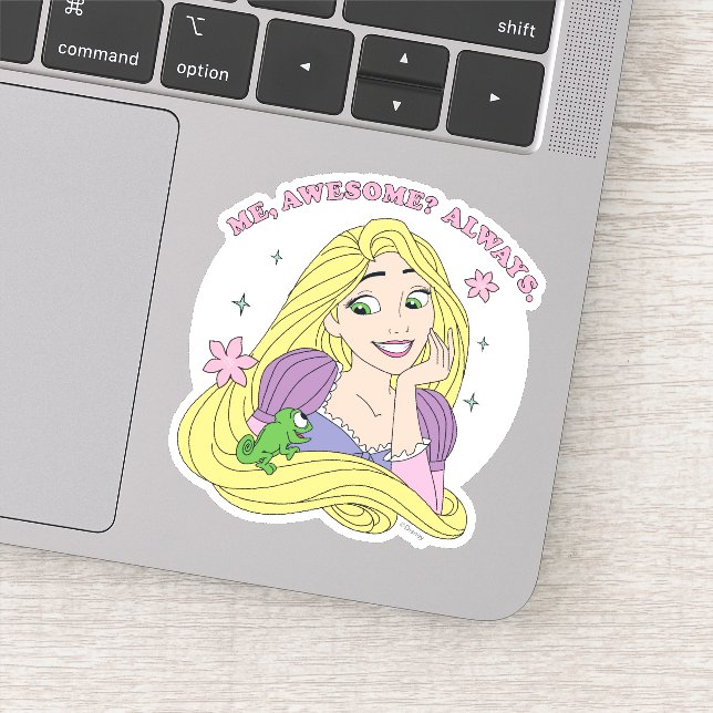 Sticker Rapunzel Toujours génial (Détail)