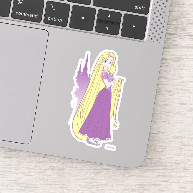 Sticker Rapunzel & Tower Graphic (Détail)
