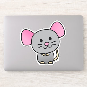 Sticker Rat de souris du Nouvel An lunaire chinois rouge d