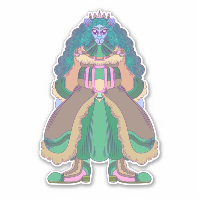 Sticker Rat Princesse (Devant)