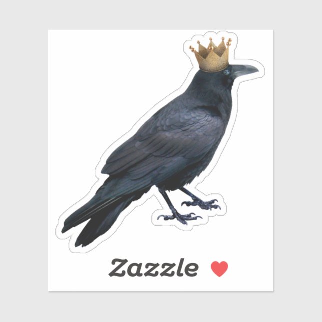 Sticker Raven King (Feuille)