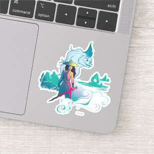 Sticker Raya et la Dernière Pop de couleur Dragon