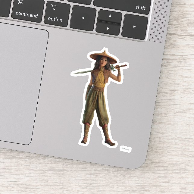 Sticker Raya sans peur (Détail)