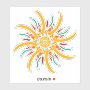 Sticker rayons solaires