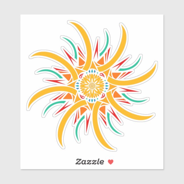 Sticker rayons solaires (Feuille)