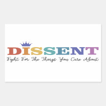 Sticker RBG de dissidence