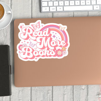 Sticker Read More Books