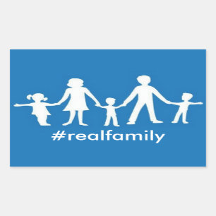 Sticker #realfamily, valeurs traditionnelles du ma