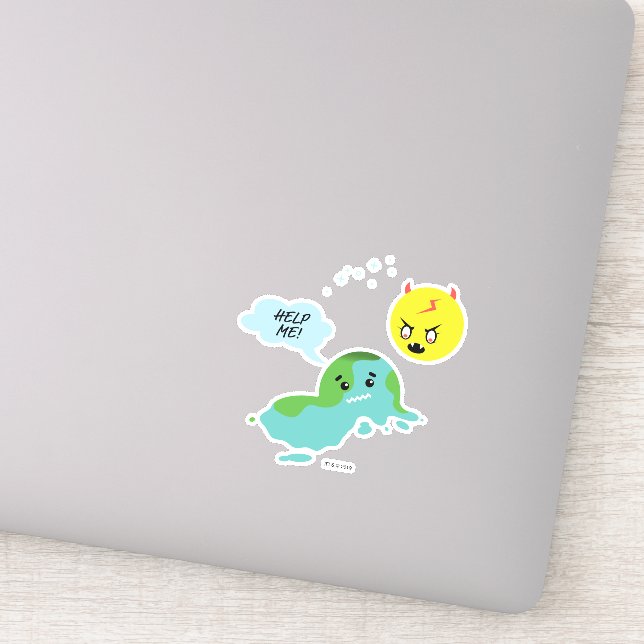 Sticker Réchauffement climatique (Détail)