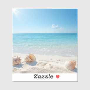 Sticker Recherche de la coquille parfaite
