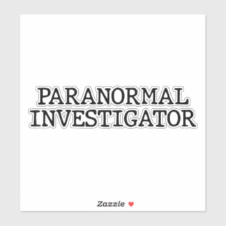 Sticker Recherche paranormale chasse aux fantômes EVP