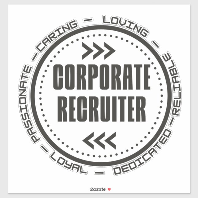 Sticker Recruteur d'entreprise Extraordinaire (Feuille)