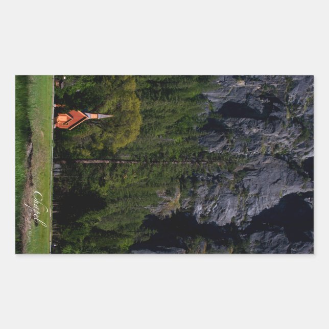 Sticker Rectangle de chapelle (Devant)