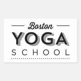 Sticker rectangulaire