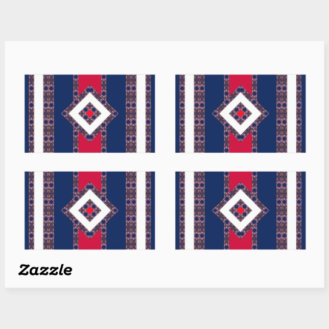 STICKER RECTANGULAIRE 167 (Feuille)