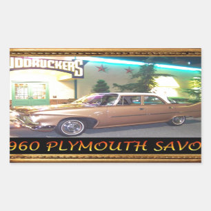 Sticker Rectangulaire 1960PlymouthWithFrameAndText2LG.JPG