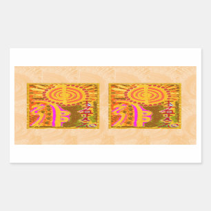 Sticker Rectangulaire 2013 ver. Symboles de guérison REIKI