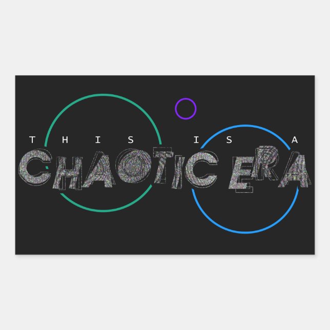 Sticker Rectangulaire 3-B0D-3 (Cool) (Devant)