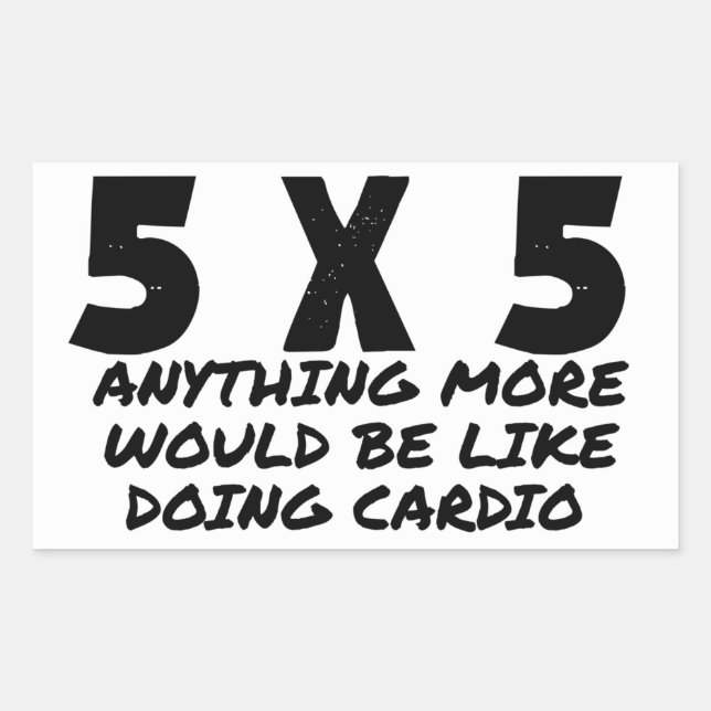 Sticker Rectangulaire 5 x 5 (Devant)