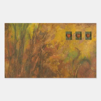 Sticker Rectangulaire Abondance automatique de l'autocollant