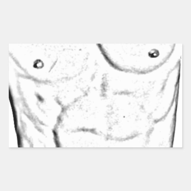 Sticker Rectangulaire Abs (Devant)