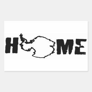 Sticker Rectangulaire Accueil - Antarctique