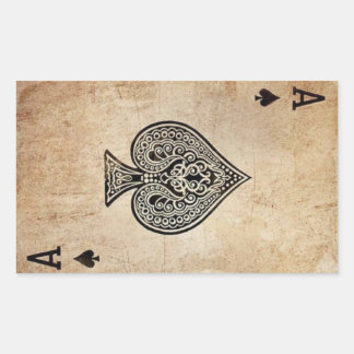 Sticker Rectangulaire Ace of Spades