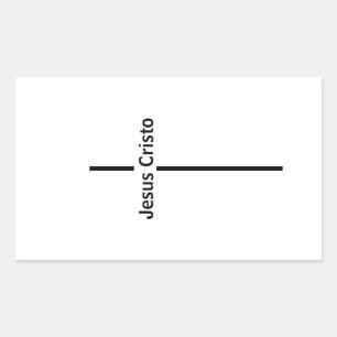 Sticker Rectangulaire Adesivo Jesus Cristo