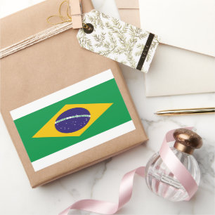 Sticker Rectangulaire Afficher vos couleurs - Brésil